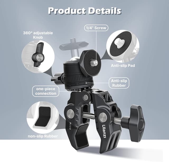 Thumbnail 4 de ULANZI R099 Klemme Stativ 60 mm