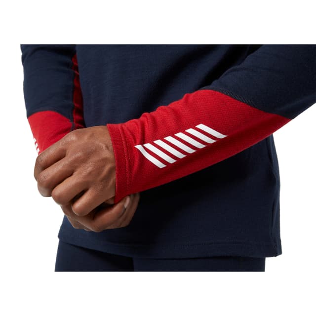 Thumbnail 3 de Helly Hansen Lifa Merino Midweight 1/2 Zip Camiseta térmica para hombre
