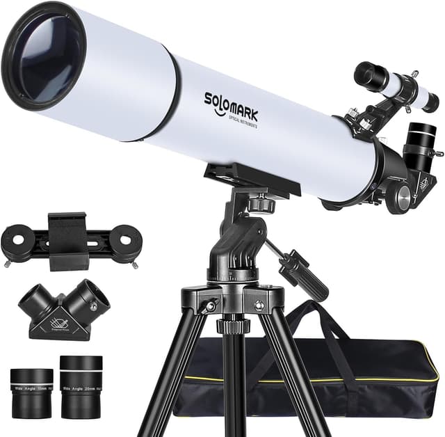 Imagen de SOLOMARK 80mm 900mm Refraktor Teleskop en OfertitasTOP