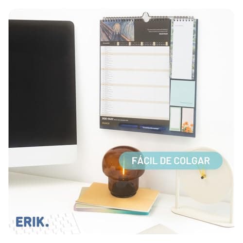 Detalle 2 de Calendario Familiar 2026 Arte — Planificador mensual 🗓