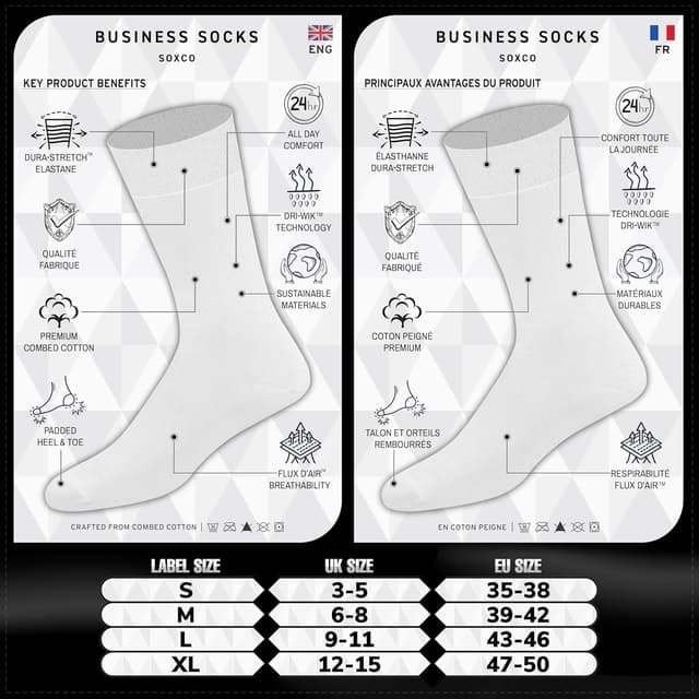 Thumbnail 3 de SOXCO Chaussettes Classiques en Coton