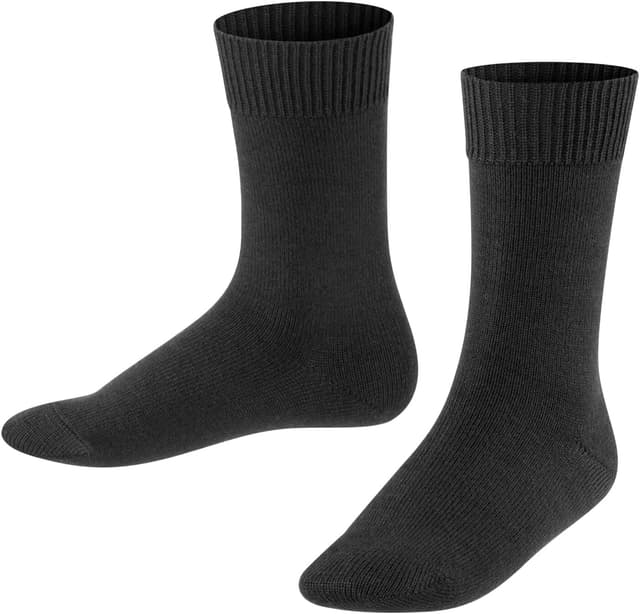 Detalle de FALKE Unisex Kids Comfort Wool Socks (Model 10488) – breathable, odour-neutralising thick thermal pair