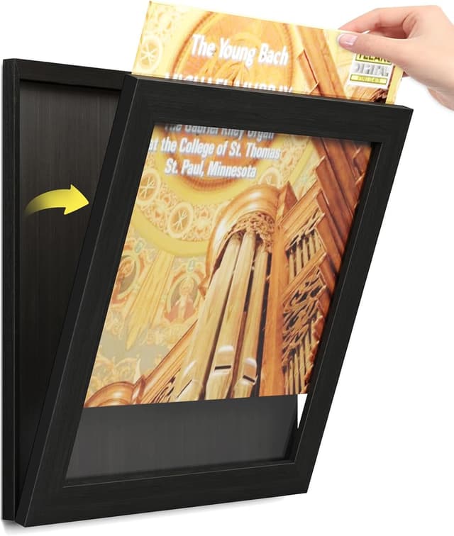 Imagen de Emfogoo Porte Vinyle Murale 12x12 Noir en OfertitasTOP