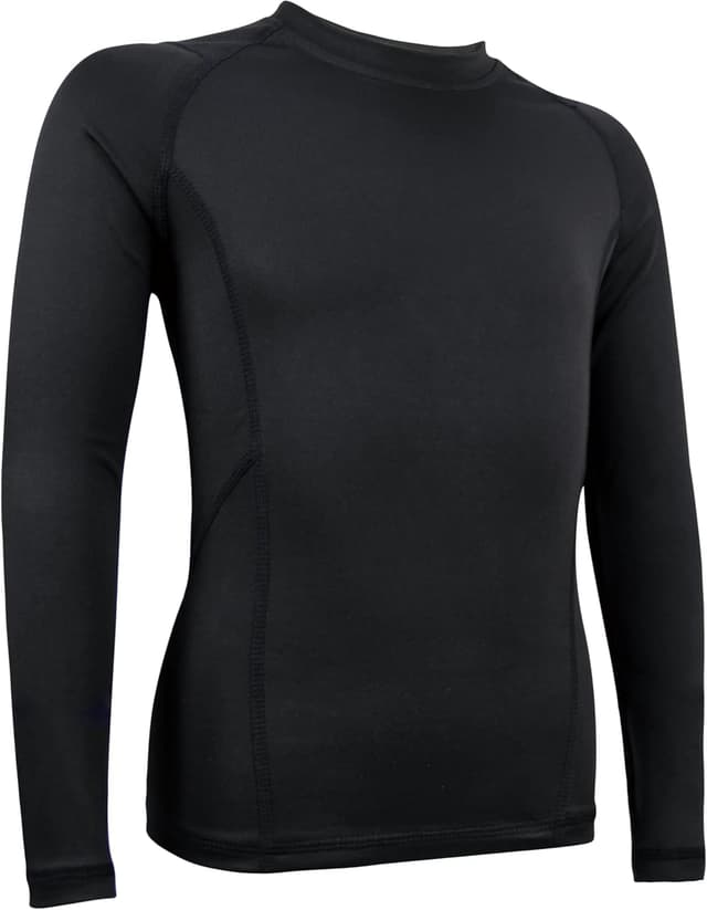 Detalle de TeGlraddix long sleeve compression shirt for boys & girls (93% polyester, 7% spandex)