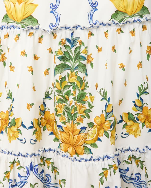 Thumbnail 2 de FARM Rio Vestido midi Sicily algodón 👗