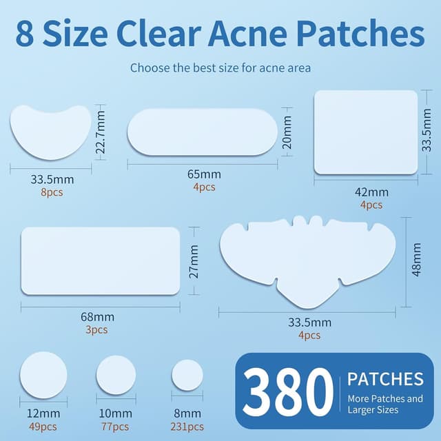 Detalle 2 de QUSTERE Large Pimple Patches 380 Count