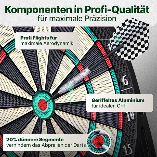 Detalle 2 de Elektrische Dartscheibe von Ultrasport 33 Spiele