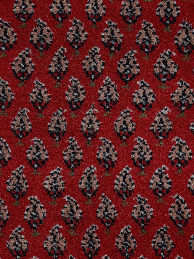 Thumbnail 4 de CarpetFine Mir Alfombra de Lana Roja 300x400 cm 🛋