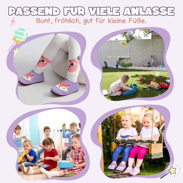 Thumbnail 6 de VOLHAL Kinder-Hausschuhe mit atmungsaktivem, rutschfestem Design für Kindergarten & Indoor