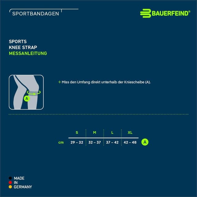Thumbnail 5 de BAUERFEIND Patellabandage Knee Strap Gr. M 🦵