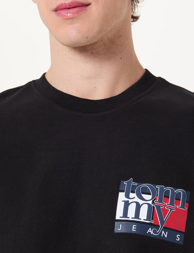 Detalle 2 de Tommy Jeans Sweat homme Flag Crew