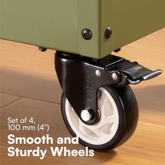 Thumbnail 1 de H&S caster wheels 4 pack 600kg