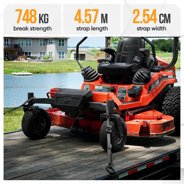 Thumbnail 4 de FORTEM Ratchet Straps 748kg 4 Pack