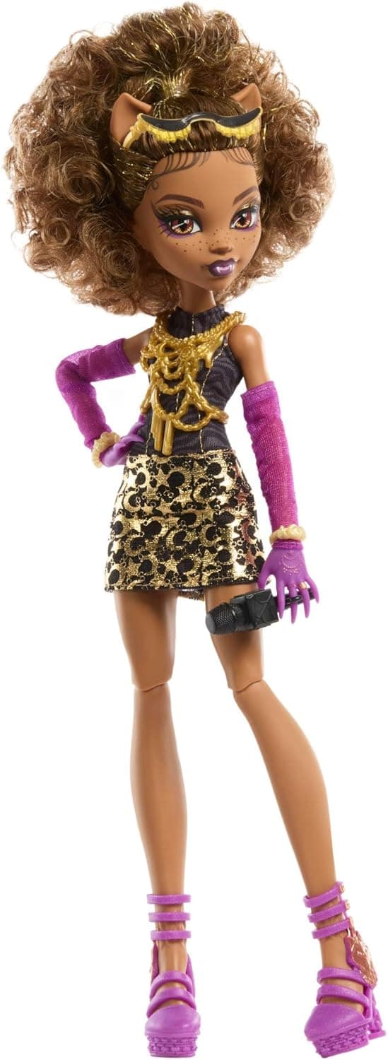 Detalle de Monster High Skulltimate Secrets Hauntlywood Mysteries Clawdeen Wolf doll set (JBG80) with reveal closet and 19+ glam surprises