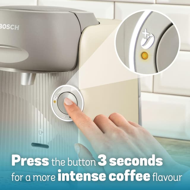 Detalle de Tassimo by Bosch Finesse Friendly Pod Coffee Machine Cream TAS167PGB with INTELLIBREW and IntensityBoost