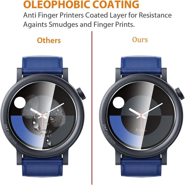 Thumbnail 6 de AOKUMA Tempered Glass Screen Protector for Nothing CMF Watch Pro 2 (2 Pack)