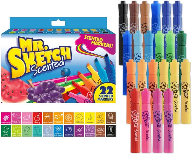 Imagen de Mr. Sketch 22-count scented markers 🎨 en OfertitasTOP