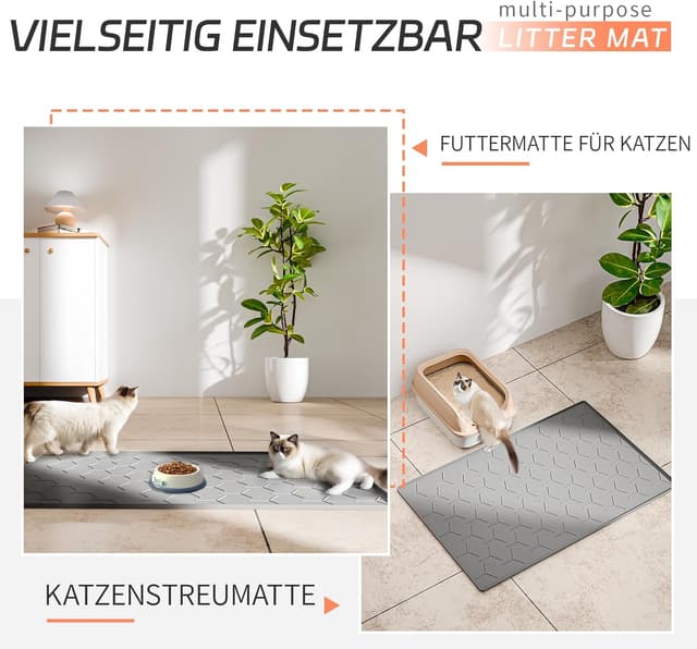 Thumbnail 3 de Kaxionage Silikon Katzenstreu Matte 86×56cm