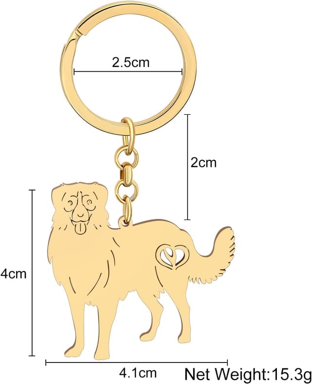 Thumbnail 4 de YAYAKO Stainless Steel Dog Keychain