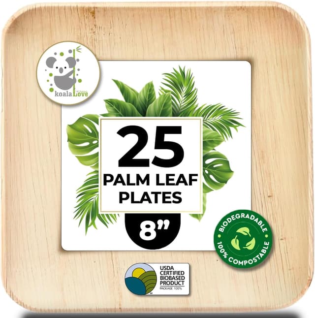 Thumbnail 6 de Koala Love Palm Leaf Plates 8in Pack