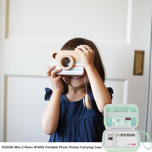 Thumbnail 6 de Elonbo Hard Case for Kodak Mini Shot 2 / Kodak Mini 2 Retro 4PASS portable instant photo printer – Green
