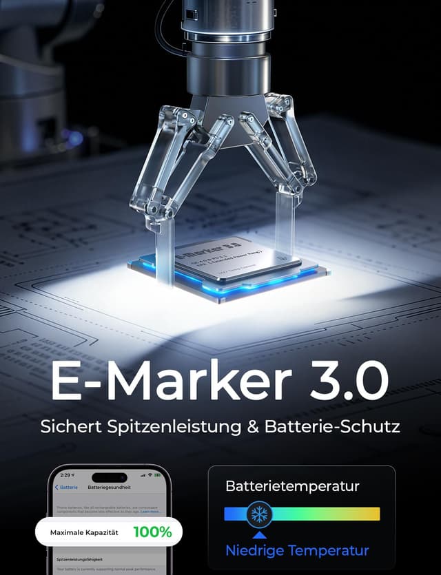 Thumbnail 4 de LISEN 240W USB-C Kabel 2M+2M Schnellladekabel