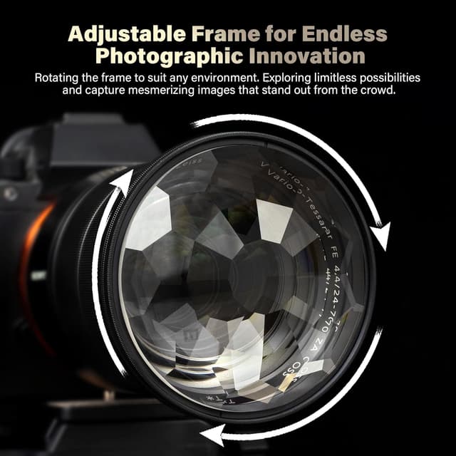 Detalle 1 de Walking Way kaleidoscope filter 82mm