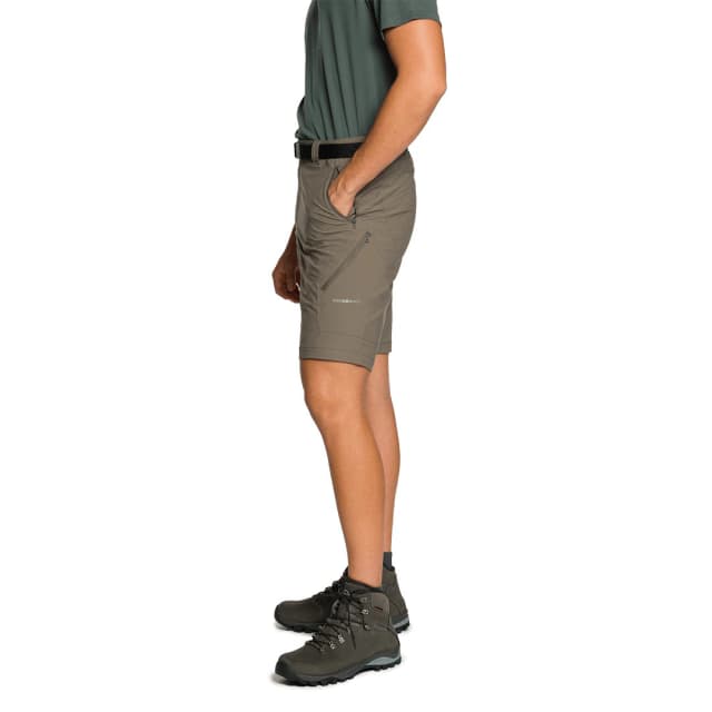 Detalle de Trangoworld Palua: pantalón corto de hombre de poliéster reciclado para paseo y tiempo libre