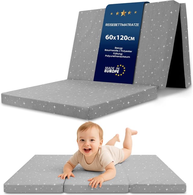 Detalle de Totsy Baby Materasso lettino pieghevole neonato 60x120 cm Galaxy