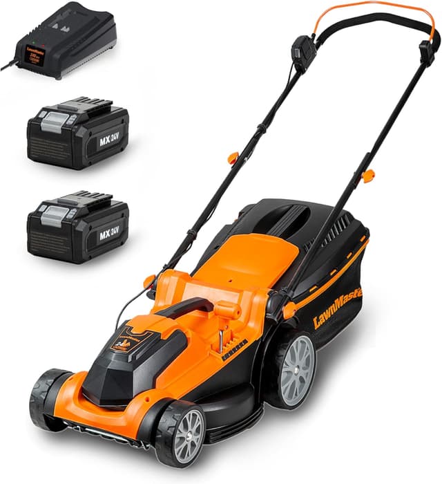 Imagen de LawnMaster CLMF2437G Tondeuse 37cm 24V en OfertitasTOP