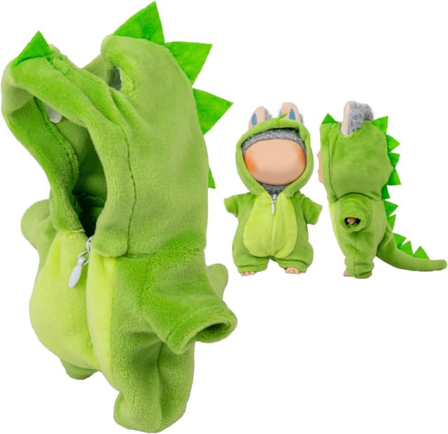 Thumbnail 6 de Verdelume Puppenkleidung 17 cm Rosa Kapuzen-Outfit