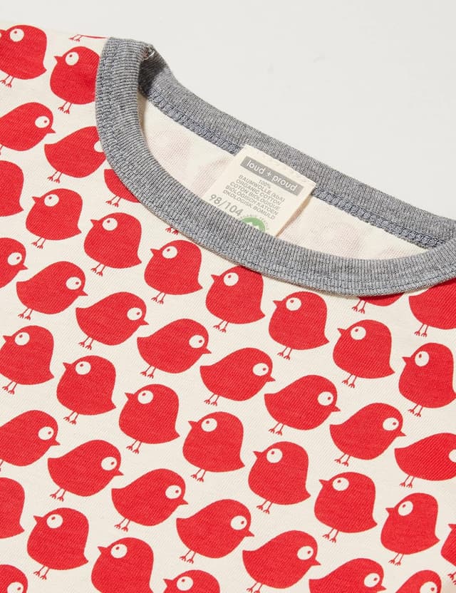 Thumbnail 1 de Loud + Proud Unisex Kinder Langarm Shirt Vogel Print