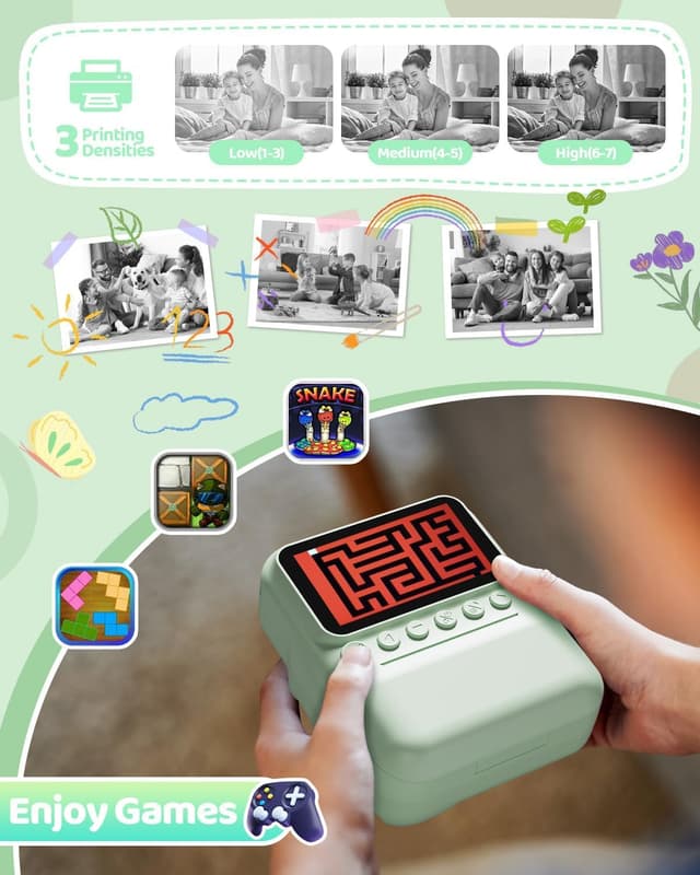 Thumbnail 5 de TIATUA Kinderkamera Sofortbildkamera 48MP