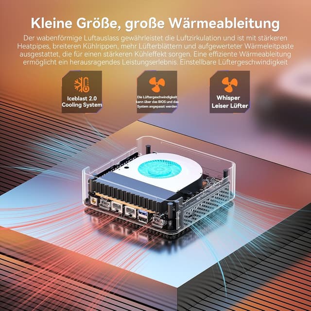 Thumbnail 3 de GEEKOM AX8 Max Mini PC Ryzen 8745HS