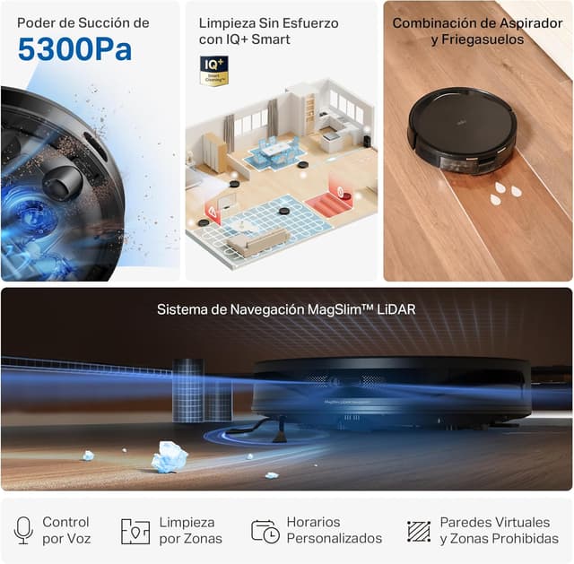 Thumbnail 2 de Tapo RV20 MAX Plus 🤖 Robot 4 en 1 con 5300 Pa y control app
