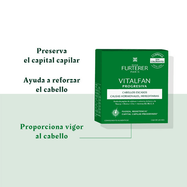 Thumbnail 1 de René Furterer Vitalfan Cápsulas Anticaída Progresiva 💊 90 uds