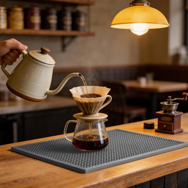 Thumbnail 4 de ZJWZLG Bar Mat 18x12 inch Non-slip Rubber Mat