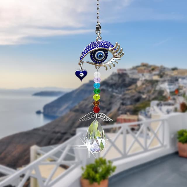 Thumbnail 6 de Blue Evil Eye Car Charm 36cm Healing Crystal