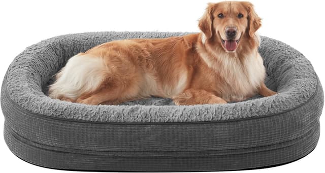 Detalle de Pawk Orthopädisches Hundebett XL Memory Foam für große Hunde