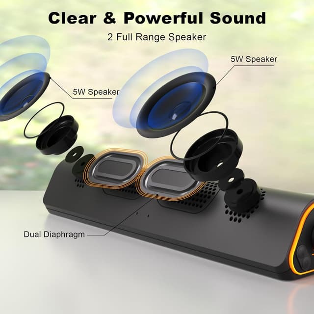 Detalle 2 de SOULION R50 Bluetooth PC speakers 3.5mm