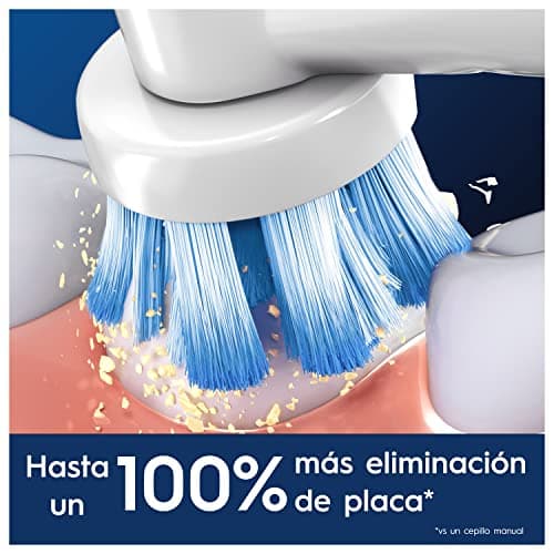 Detalle de Oral-B Pro Sensitive Clean: 8 cabezales de recambio originales para cepillo eléctrico Pro