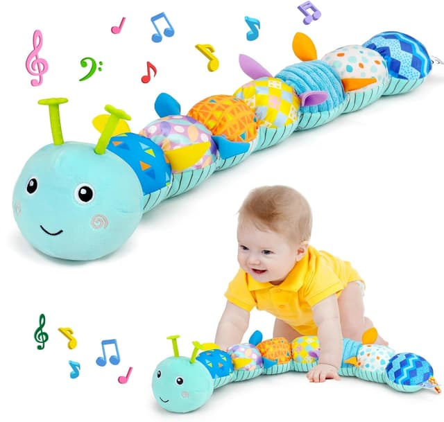 Detalle de Lypsochaat Caterpillar sensory toy for 0-6 months