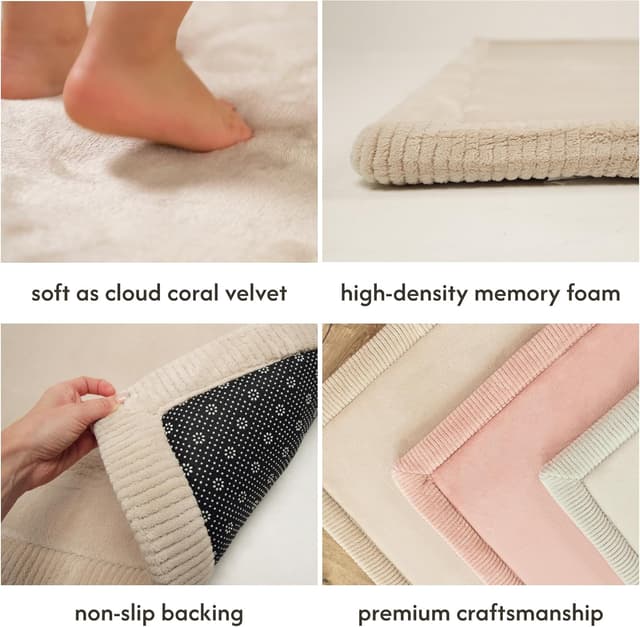 Thumbnail 3 de Premium Coral Velvet Play Mat 200x150cm