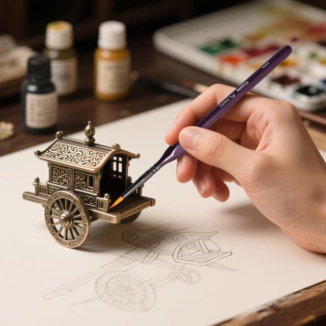 Thumbnail 6 de Pinsel Set Malen 13 Stück Detailpinsel 🎨