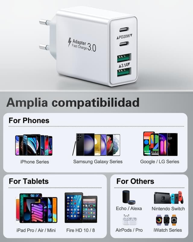 Thumbnail 6 de Cargador USB C 40W para móviles y tablets