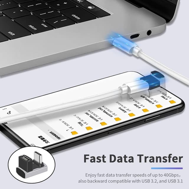 Thumbnail 1 de Duttek USB C U Adapter 180° Winkeladapter