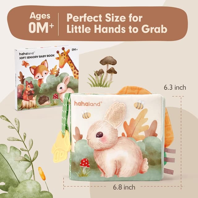 Thumbnail 6 de hahaland Libro Bebe Interactivo 10+ animales