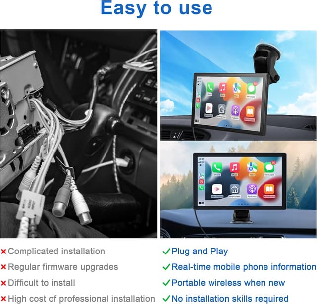 Thumbnail 6 de CarPlay Voiture Écran tactile 9 pouces