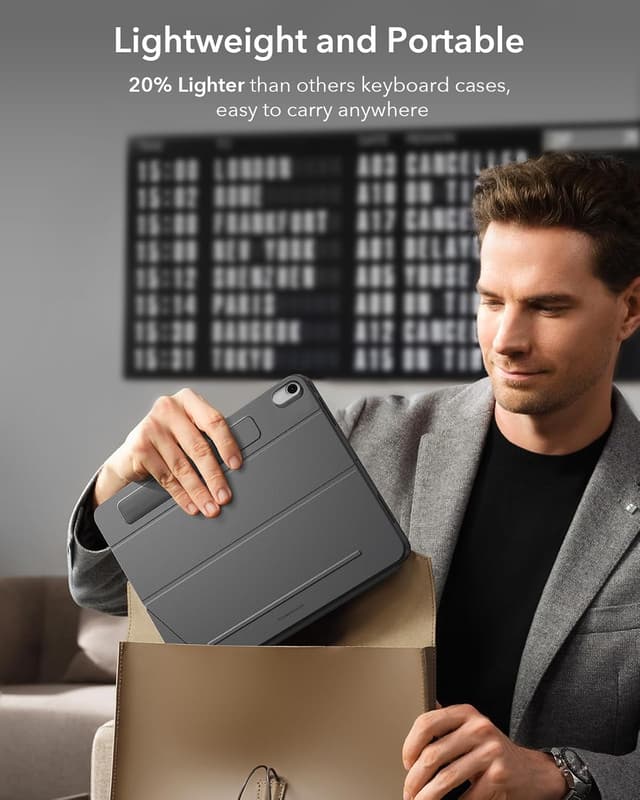 Detalle de ESR Shift Series iPad Air Case with Keyboard 65% Trackpad