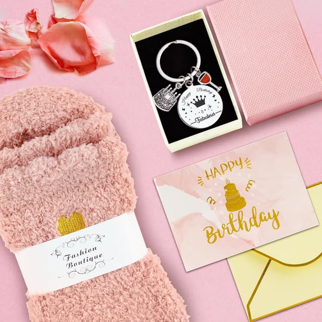 Detalle de Epessa Geburtstagsgeschenkset für Frauen – Set für Freundin, Schwester, Ehefrau, Mama (18–60)